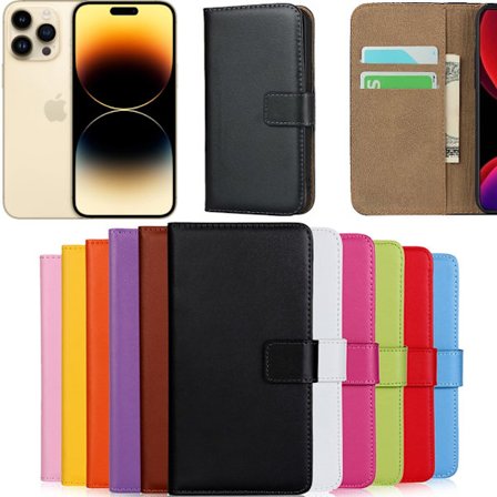 iPhone 14 Pro Max pung etui pung etui cover sort -