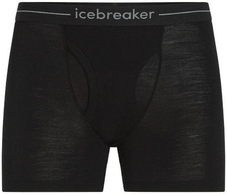 Icebreaker M's 175 Everyday Boxers w Fly Black