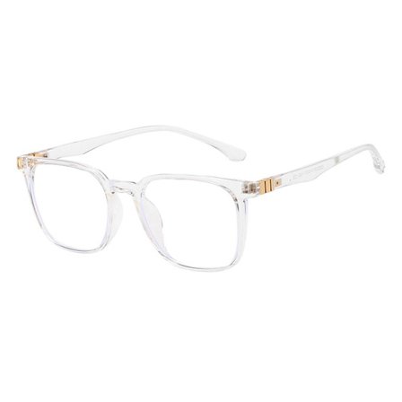 Överdimensionerade glasögon med anti-blått ljus TRANSPARENT