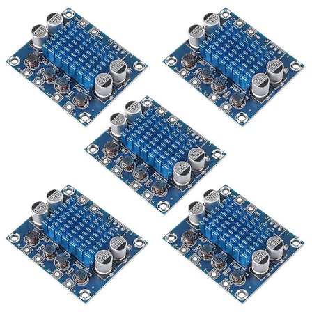 5 stk. Tpa3110 Xh-a232 30w+30w 2.0 Kanal Digital Stereo Audio Power Amplifier Board Dc 8-26v 3a