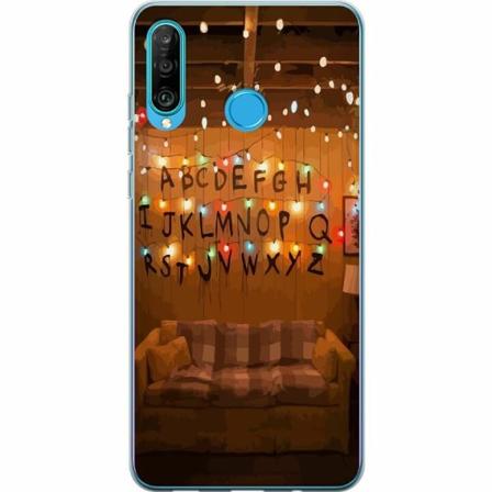 Huawei P30 Lite Genomskinligt Skal Stranger Things
