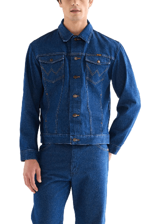 Wrangler Cowboy Cut Jacket Jackor Herr Blå L