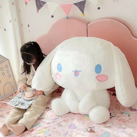 100cm Oversize Serie Plysch Cinnamoroll Gosedjur Soffa Kudde Fönsterbänk Stor Kudde Present Till Barn Kawaii Leksaker Dockor