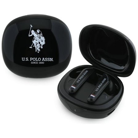 TWS US Polo DH Logo Bluetooth-hovedtelefoner - sort