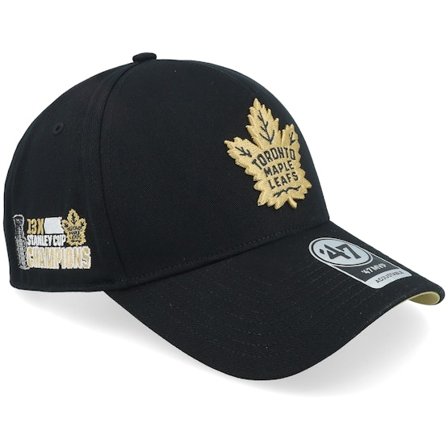 47 Brand - NHL Svart adjustable Caps - Toronto Maple Leafs NHL Shot Tt 47 Mvp Black Adjustable @ Hatstore