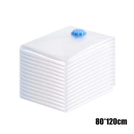 Vakuumforseglede oppbevaringsposer Vakuumsparende pledd quilt klær organiseringspose 1 stk 80 x 120cm