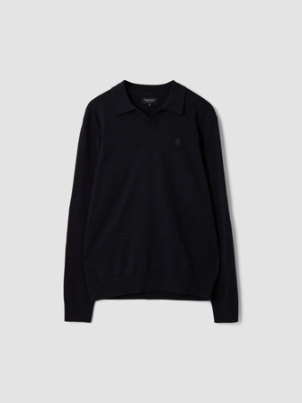 MATCH - Brage polo genser - Redford - Str. XL - Herre - Gensere & Cardigans - Blå - 100% bomull