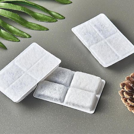 6st utbytesfilter för dricksfontän med harts och aktivt kol Flower Water Dispenser Filter