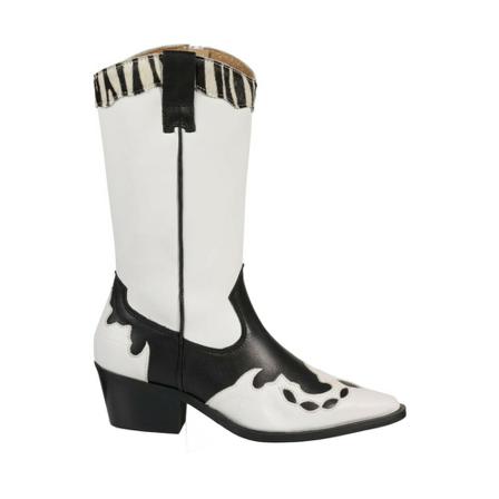 Dwrs Puglia - WesternLaarzen , Wit , Dames , Maat: 38 EU Cowboylaarzen