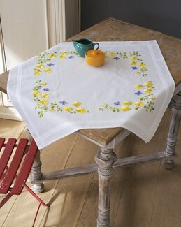 Broderipakke Vårblomster - Duk - Vervaco