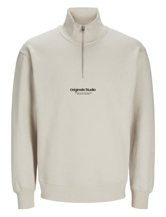 Jorvesterbro Sweat Quarter Zip Noos Jnr Jack & J S Cream