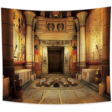 95x75cm Muinainen egyptiläinen seinävaate Sfinksin anime-etniset kuviot sisätiloissa