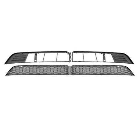 Front Bumper Grill Mesh Inserts Luftinntaksventil Deksel Grillbeskyttere for Tesla Model Y Juniper 2025 Biltilbehør