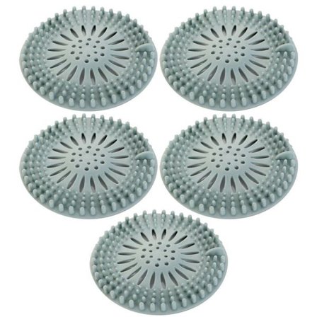 Silikone hårstopper, afløbsdæksel til bruser, vask, blå