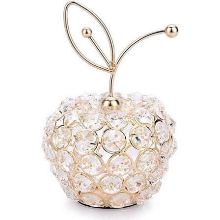 1 kpl Omena Kiiltävä Kristalli Omena Hedelmä Koriste Teko