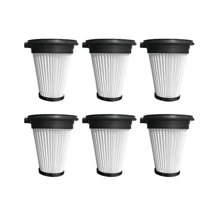 6 stk. HEPA-filtre til håndholdt ledningsfri støvsuger
