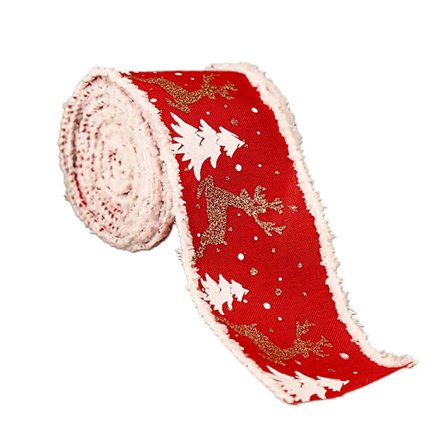 Koristeellinen nauha joulu Red 5 m