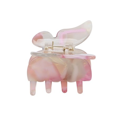 Sommerfugle Hårklemmer Små Skridsikre Hårklemmer Cellulose Acetat Hårtilbehør til Kvinder Pige Rød og Sort