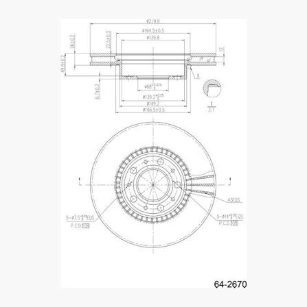 Bromsskiva - Biltema