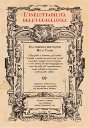 L'ineluttabilità dell'uguaglianza David Tozzo