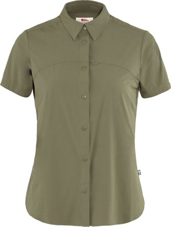 Fjällräven Women's High Coast Lite Shirt SS Women short-sleeved shirts Green S