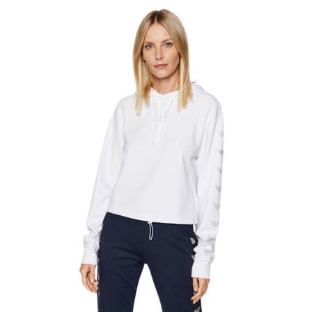 Emporio Armani Ea7, Hoodies Wit, Dames, Maat:M