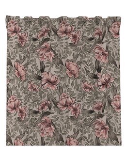 Yhdistelmänauhaverho Toulouse kukallinen 2-pack Vaalea pinkki