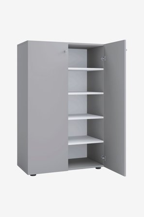 VCM - Vcm Skoskap Lona Xl 5 rom - Grå - Skoskap - Fra Homeroom