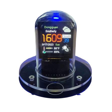 NEW Smart WIFI Networked Nixie Tube Alarm Clock Luminous Watch Desktop Christmas