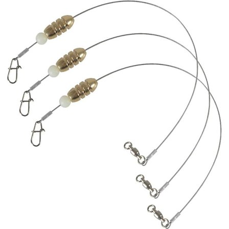 3 stk Stål Fiskewire Fortom myk 44 lb Heavy Duty Tannsikker 49 tråder 0,7 mm Rustfritt Stål Fi