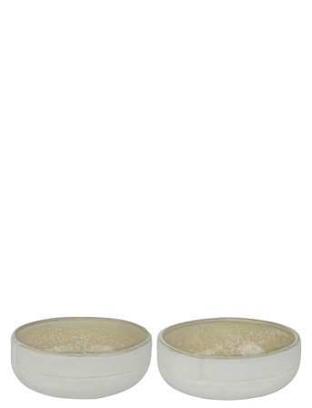 Mette Ditmer Sand Grain Bowl Large, 2-Pack - Beige - ONE SIZE