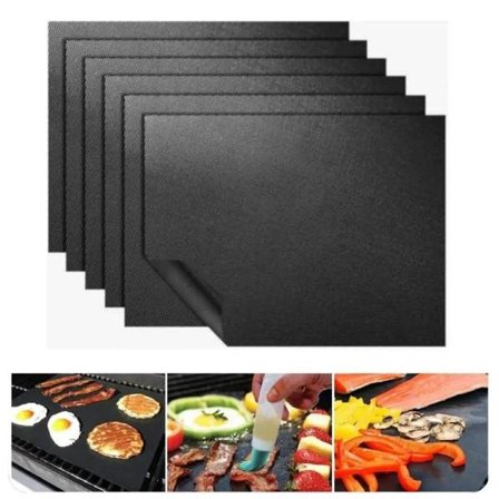 6 st Grillmatta / Ugnsmatta - Non-stick - 40x33