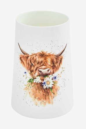 Royal Worcester - Vas Wrendale Design Daisy 20 cm - Flerfärgad - Krukor & vaser - Från Homeroom