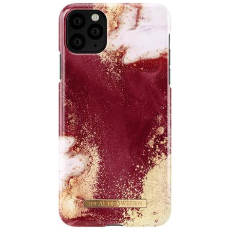 Ideal Of Sweden Iphone 11 Pro Max - Golden Burgundy Marble Multifärg