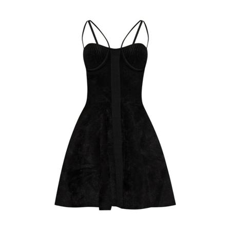 Balmain, Sleeveless dress Zwart, Dames, Maat:XS