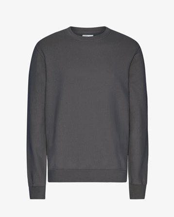 Classic Organic Crew - Lava Grey - Male - S