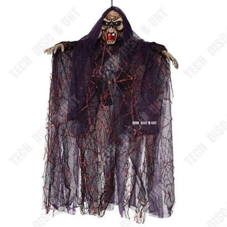 Dekorationsaccessoar - TD - Hängande spöke - Röststyrd - 40x51cm - Halloween