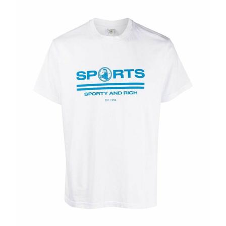 Sporty & Rich T-Shirts Hvid, Herre, Størrelse: M