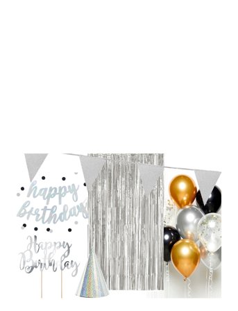 Happy Birthday Bundle Silver Silver IPK