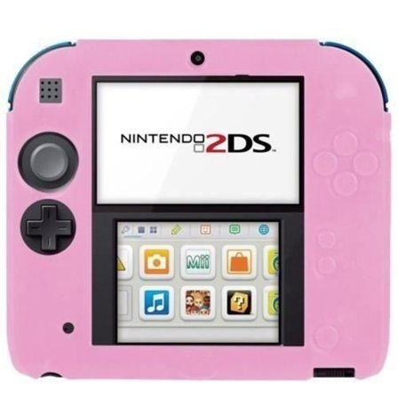 Coque - Nintendo - 2DS - Ultra tunn silikonskydd - Rosa
