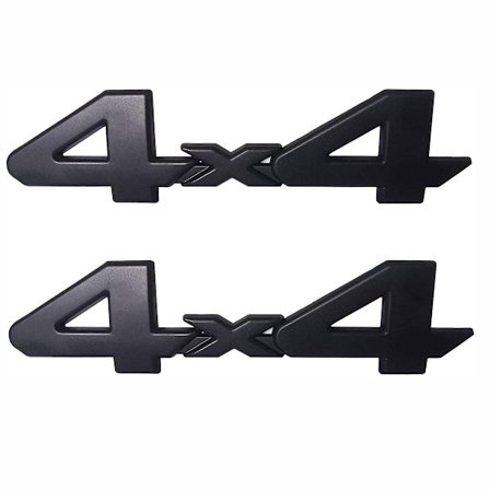 2 st metall 4x4 bil bakre bagagelucka emblem emblem dekal st