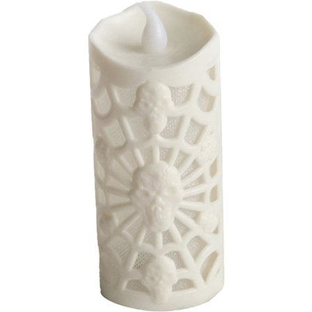 Kycklingprydnad Halloween Pumpa Ljus Halloween Orange Flamlösa Ljus LED-lampor Festliga Dekorativa Ljus för Halloweenfest Gar