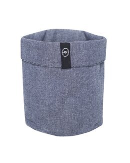 Förvaringskorg av textil Marin - ø 12cm - Recycled by Wille