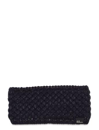 Highloft Knit Headband F Accessories Headwear Headbands Svart Jack Wolfskin