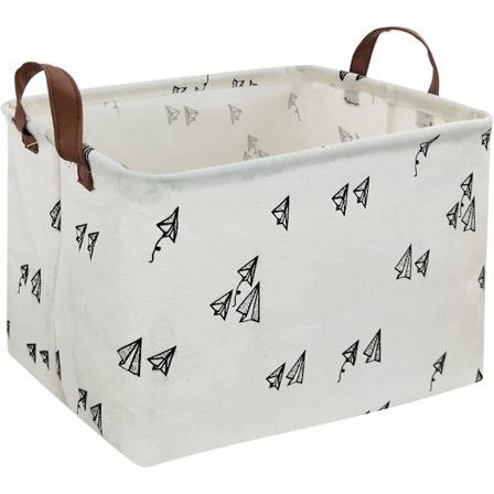 Rektangulær Opbevaringskasse Kurv Til Baby, Børn Eller Kæledyr - Sammenklappelig Opbevaringsbeholder I Stof Til Organisering Af Legetøj