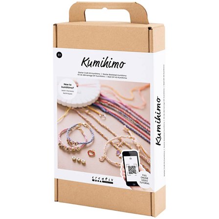 Creativ Company Kumihimo DIY-kit Vennskapsarmbånd