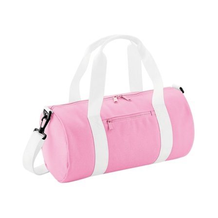 Bagbase Mini Holdall One Size Classic Rosa/Vit