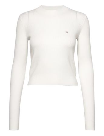Tjw Essential Rib Sweater Pullover Hvit Tommy Jeans