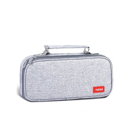 Stor Kapacitet Lærred Penalhus med Enkelt Lynlås