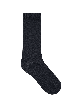 BleuForêt Ull- & silkesocka Sockor Dam Svart 39/41